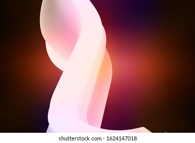 Dark Pink, Red vector blurred bright template. Creative illustration in halftone style with gradient. Background for a cell phone.