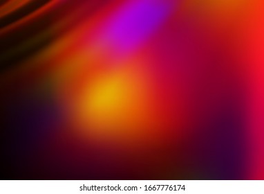 Dark Pink, Red vector blurred bright pattern. A completely new colored illustration in blur style. New design for your business.