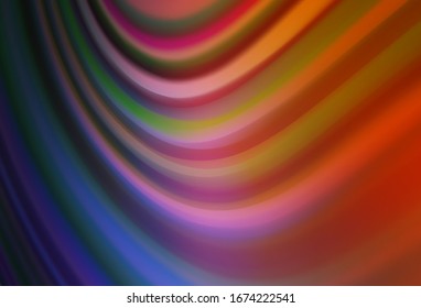 Dark Pink, Red vector blurred shine abstract background. Colorful illustration in abstract style with gradient. New way of your design.