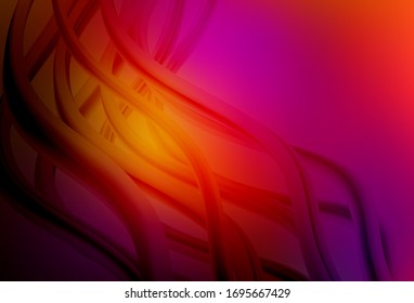 Dark Pink, Red vector blurred shine abstract template. New colored illustration in blur style with gradient. New design for your business.