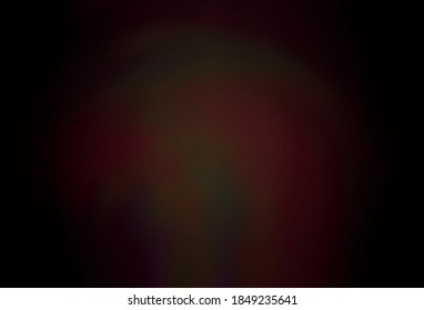 Dark Pink, Red vector blurred shine abstract template. An elegant bright illustration with gradient. New design for your business.