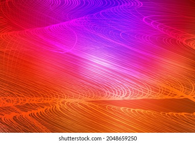 Dark Pink, Red vector blurred template. Abstract colorful illustration with gradient. Completely new design for your business.