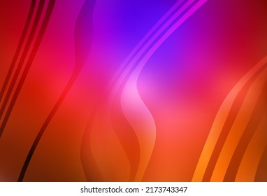 Dark Pink, Red vector blurred shine abstract background. Modern abstract illustration with gradient. Smart design for your work.