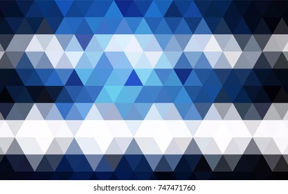 Dark Pink, Red vector blurry triangle pattern. Creative illustration in halftone style with gradient. A new texture for your design.