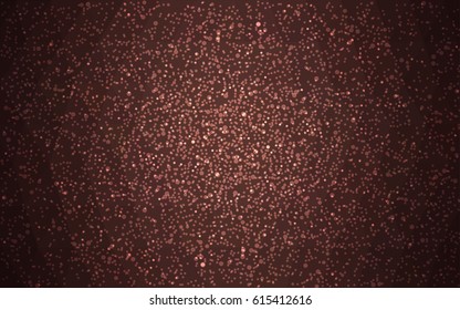 Dark Pink, Red vector christmas polygon background. Low poly Illustration consisting of triangles with snowflakes. Texture background of New Year celebration.