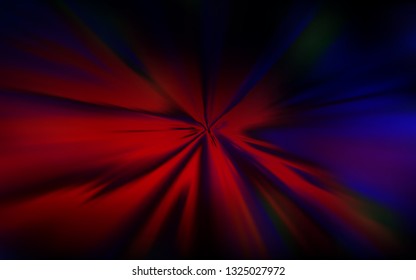 Dark Pink, Red vector colorful blur backdrop. New colored illustration in blur style with gradient. Completely new design for your business.