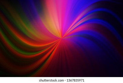 Dark Pink, Red vector colorful abstract texture. Glitter abstract illustration with gradient design. The best blurred design for your business.
