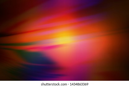 Dark Pink, Red vector colorful blur background. Colorful abstract illustration with gradient. Background for designs.