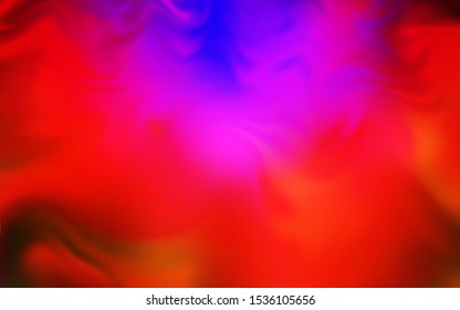 Dark Pink, Red vector colorful blur background. Glitter abstract illustration with gradient design. Background for designs.