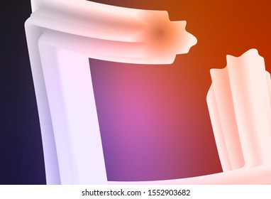 Dark Pink, Red vector colorful abstract background. Glitter abstract illustration with gradient design. Blurred design for your web site.