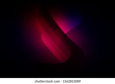 Dark Pink, Red vector colorful abstract background. Creative illustration in halftone style with gradient. New design for your business.