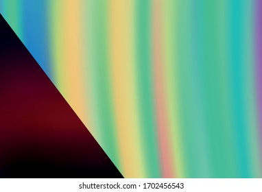 Dark Pink, Red vector colorful blur backdrop. Creative illustration in halftone style with gradient. Background for designs.