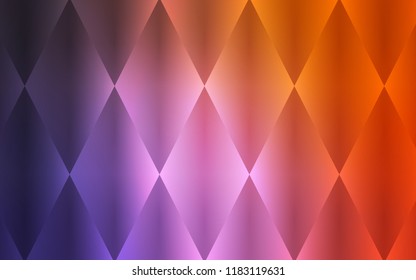 Dark Pink, Red vector cover in polygonal style. Glitter abstract illustration with rectangular shapes. Pattern can be used for websites.
