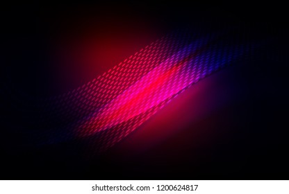 Dark Pink, Red vector cover with spots, lines. Decorative design in abstract style with triangle structure. Pattern for beautiful websites.