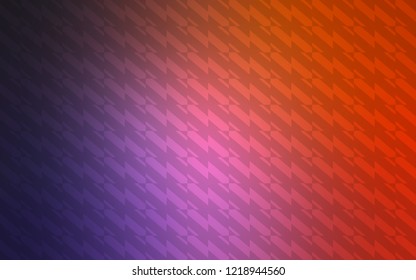 Dark Pink, Red vector cover with stright stripes. Glitter abstract illustration with colorful sticks. Best design for your ad, poster, banner.