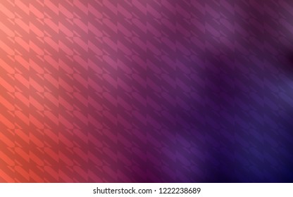 Dark Pink, Red vector cover with stright stripes. Shining colored illustration with sharp stripes. Pattern for ads, posters, banners.