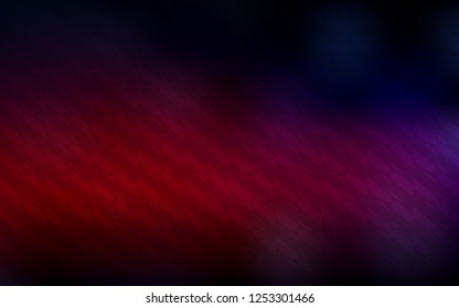 Dark Pink, Red vector cover with stright stripes. Blurred decorative design in simple style with lines. Pattern for ad, booklets, leaflets.