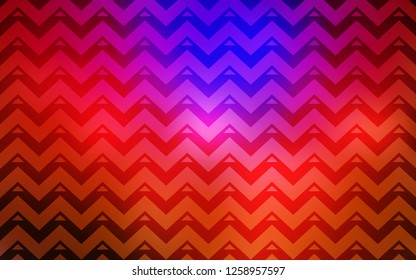 Dark Pink, Red vector cover with polygonal style. Triangles on abstract background with colorful gradient. Pattern for websites.