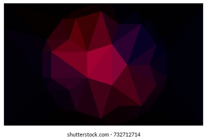 Dark Pink, Red vector diamond Pattern. Geometric Gemstone sample. Repeating template with a gem in center. Jewelry gems texture for your design. Pattern can be used for background.