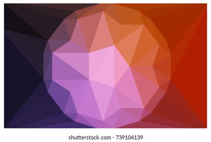 Dark Pink, Red vector diamond Pattern. Geometric Gemstone sample. Repeating template with a gem in center. Jewelry gems texture for your design. Pattern can be used for background.
