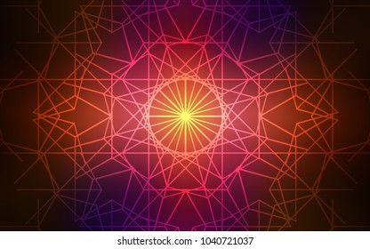 Dark Pink, Red vector doodle bright template. Creative illustration in blurred style with doodles made by child. The pattern can be used for heads of websites and designs.
