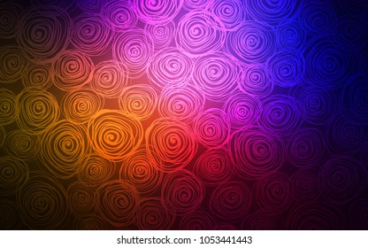 Dark Pink, Red vector doodle blurred background. An elegant bright illustration with roses in Natural style. The doodle design can be used for your web site.