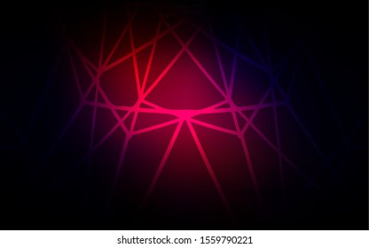 Dark Pink, Red vector doodle blurred texture. Blurred decorative design in Indian style with lines drown by child. The pattern can be used for wallpapers and coloring books.