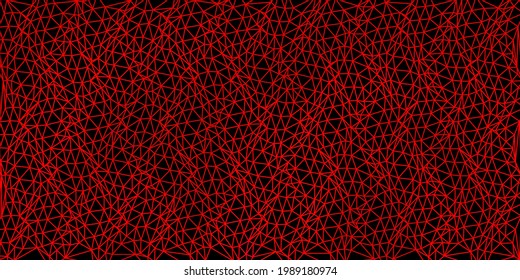 Diseño poligonal geométrico vectorial rojo oscuro rosa. Ilustración abstracta colorida con triángulos gradientes. Patrón inteligente para sitios web.