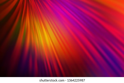 Dark Pink, Red vector glossy abstract layout. Modern abstract illustration with gradient. New way of your design.