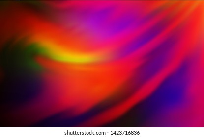 Dark Pink, Red vector glossy abstract layout. Shining colored illustration in smart style. Background for a cell phone.