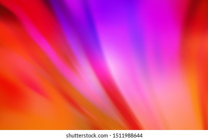 Dark Pink, Red vector glossy abstract background. Modern abstract illustration with gradient. Blurred design for your web site.