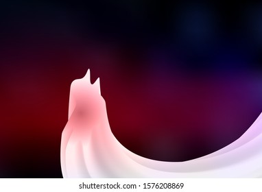 Dark Pink, Red vector glossy abstract layout. Colorful abstract illustration with gradient. Elegant background for a brand book.