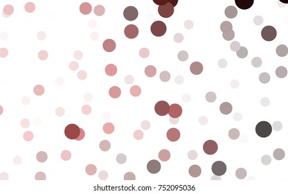 Dark Pink, Red vector illustration which consist of circles. Dotted gradient design for your business. Creative geometric background in halftone style with colored spots.