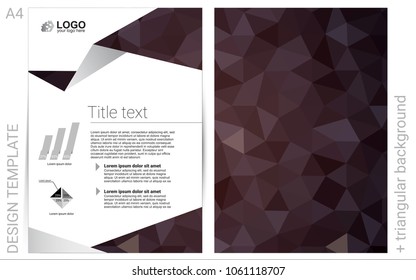 Dark Pink, Red vector  layout for Leaflets. Glitter abstract design concept with text box. The pattern can be used for any ad, booklets.
