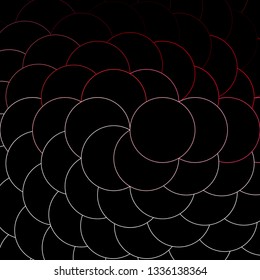 Dark Pink, Red vector layout with circles. Glitter abstract illustration with colorful drops. Pattern for business ads.