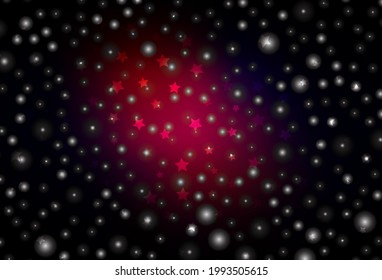 Dark Pink, Red vector layout in New Year style. A Smart Illustration with gradient Christmas elements. Pattern for ads, poster, banner of books.
