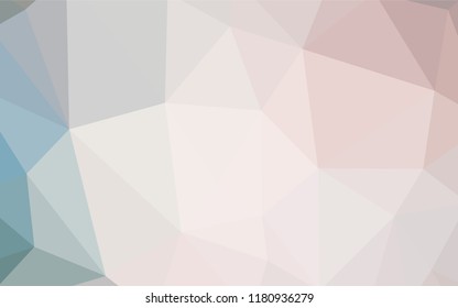 Dark Pink, Red vector low poly layout. Geometric illustration in Origami style with gradient.  Template for cell phone's backgrounds.