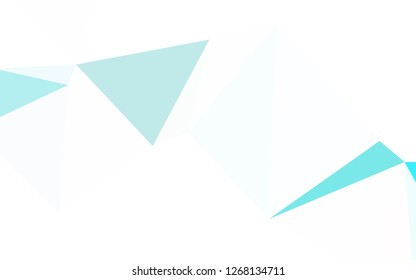 Dark Pink, Red vector low poly layout. A completely new color illustration in a polygonal style. Brand new style for your business design.