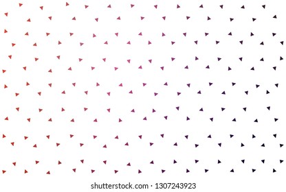 Dark Pink, Red vector  low poly layout. Modern abstract illustration with triangles. Template for cell phone's backgrounds.