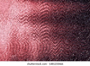 Dark Pink, Red vector low poly background. Colorful abstract illustration with triangles. A new texture for your web site.