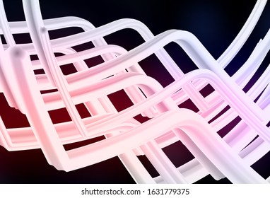 Dark Pink, Red vector modern elegant layout. Colorful illustration in abstract style with gradient. New way of your design.