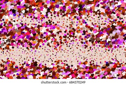 Dark Pink, Red vector modern geometrical background. Abstract template. Geometric pattern in square style with gradient.