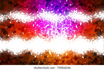 Dark Pink, Red vector modern geometrical background. Abstract template. Geometric pattern in square style with gradient.