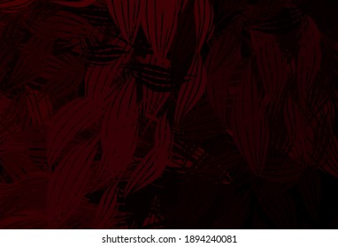 Pink oscuro, Red vectorial arte natural con hojas. Ilustración creativa de estilo borroso con hojas. Plantilla para fondos de teléfonos móviles.