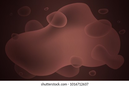 Dark Pink, Red vector pattern with lava shapes. Colorful illustration in abstract memphis style with gradient. New composition for your brand book.