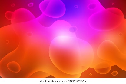 Dark Pink, Red vector pattern with bent ribbons. A vague circumflex abstract illustration with gradient. New composition for your brand book.