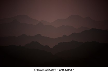 Dark Pink, Red vector pattern with bent ribbons. Modern gradient abstract illustration with bandy lines. The elegant pattern for brand book.