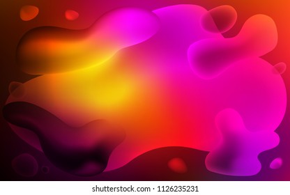 Dark Pink, Red vector pattern with bent lines. Colorful abstract illustration with gradient lines. The elegant pattern for brand book.
