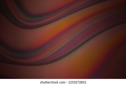 Dark Pink, Red vector pattern with lava shapes. Brand new colored illustration in marble style with gradient. Brand new design for your ads, poster, banner.