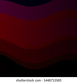 Dark Pink, Red vector pattern with lines. Brand new colorful illustration with bent lines. Best design for your ad, poster, banner.